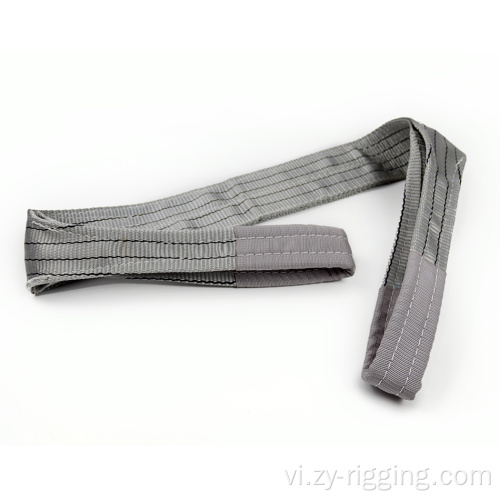 Màu sắc tùy chỉnh nâng dây đai sling polyester phẳng